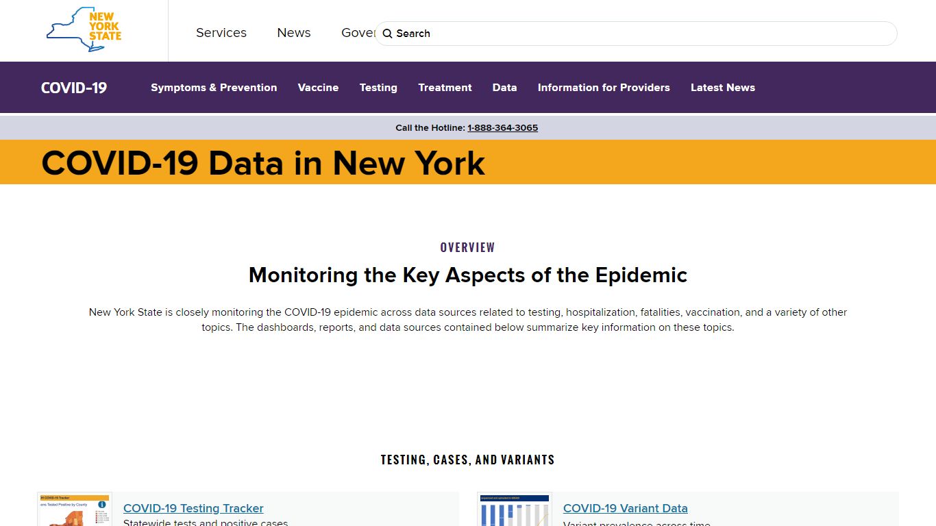 COVID-19 Data in New York | Department of Health